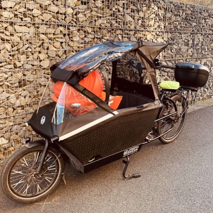 Instagram Lastenrad Regenzelt Plus
